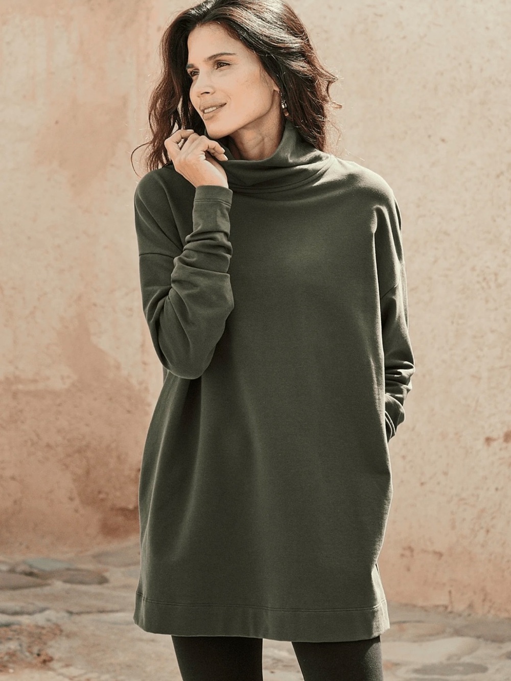 Peruvian Connection NWT XL Green Chelsea Tunic